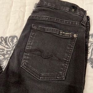 7 for all man kind black jeans